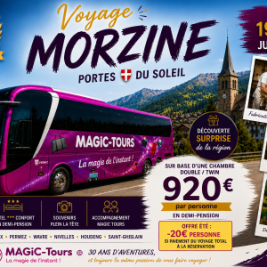 Morzine du 19 au 24 juillet 2026